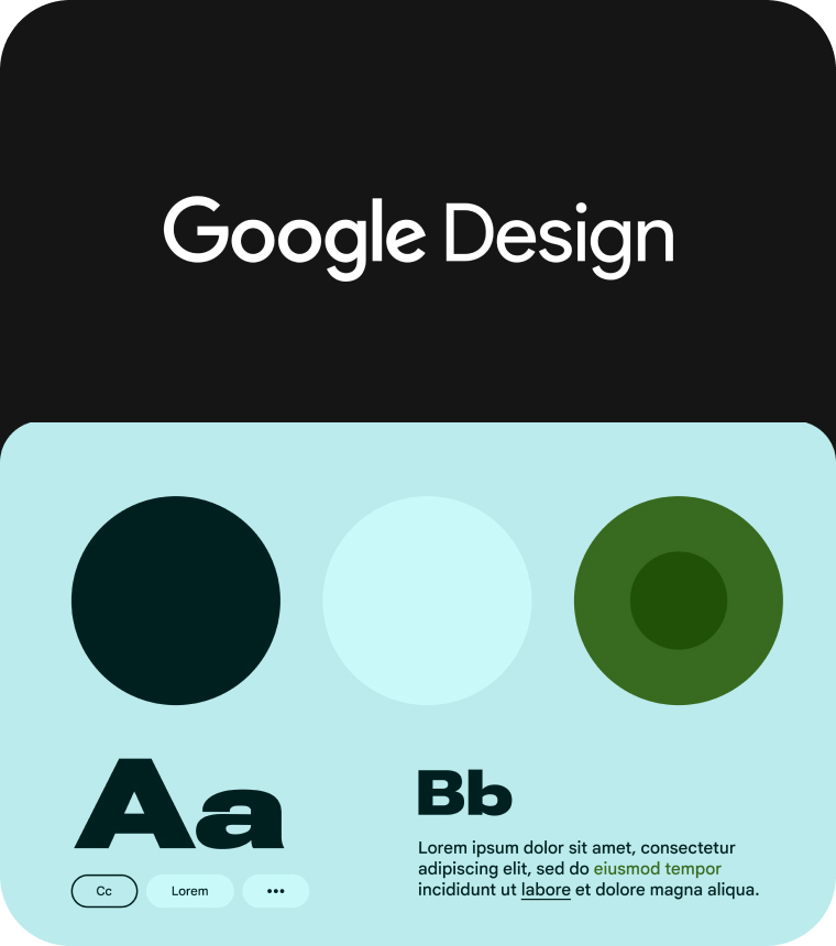 Image of the Google Design design system